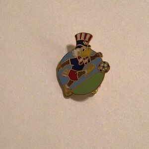 Soccer Eagle Enamel Pin